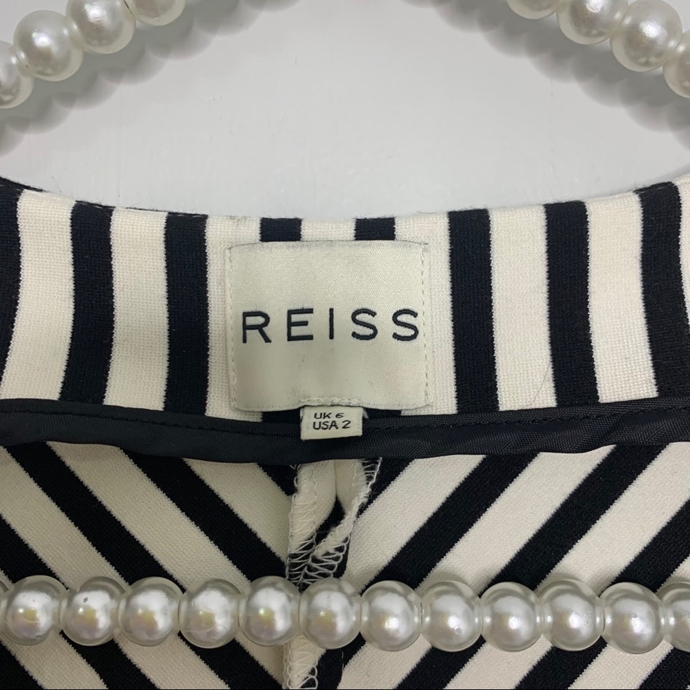 Reiss Striped Dress Side Pockets - Picture 5 of 10